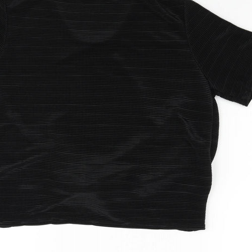 Miss Selfridge Womens Black   Basic T-Shirt Size 12