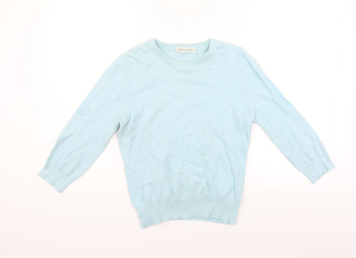 Topshop Womens Blue   Pullover Jumper Size 12