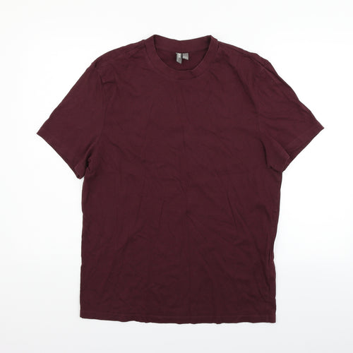 ASOS Womens Purple   Basic T-Shirt Size L