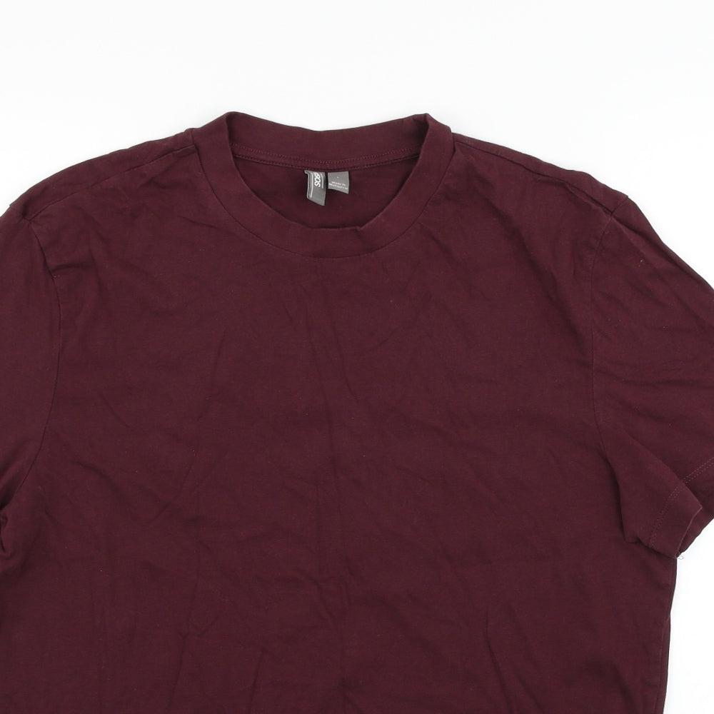ASOS Womens Purple   Basic T-Shirt Size L