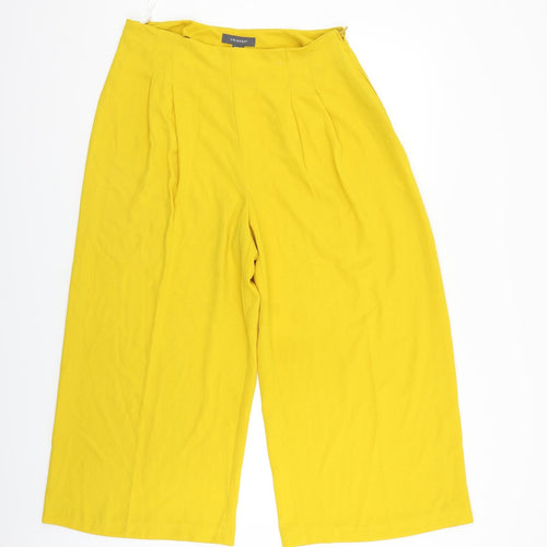 Primark Womens Yellow   Trousers  Size 14 L25 in