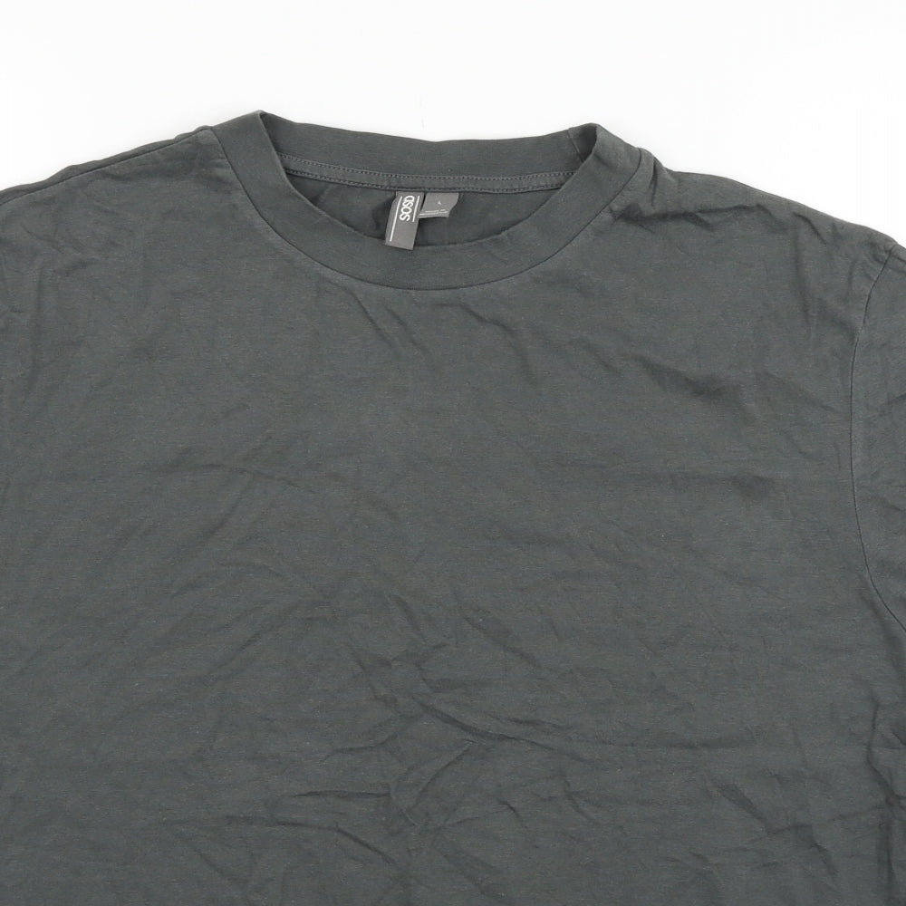 ASOS  Womens Grey   Basic T-Shirt Size L