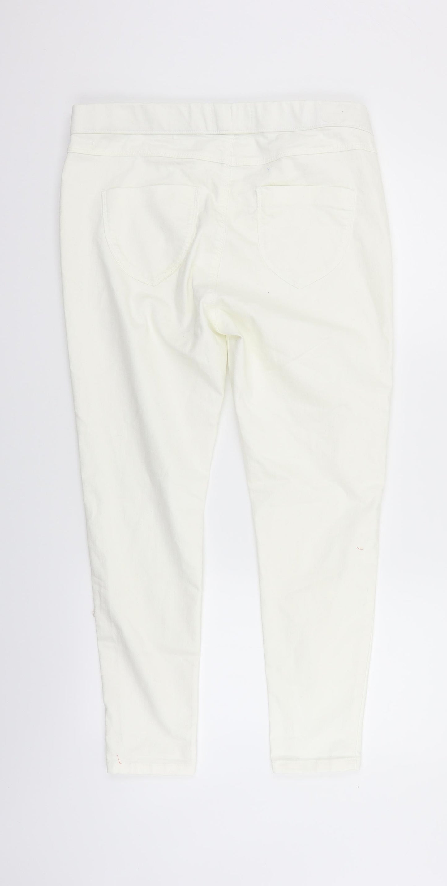 Dorothy Perkins Womens White   Straight Jeans Size 14 L25 in