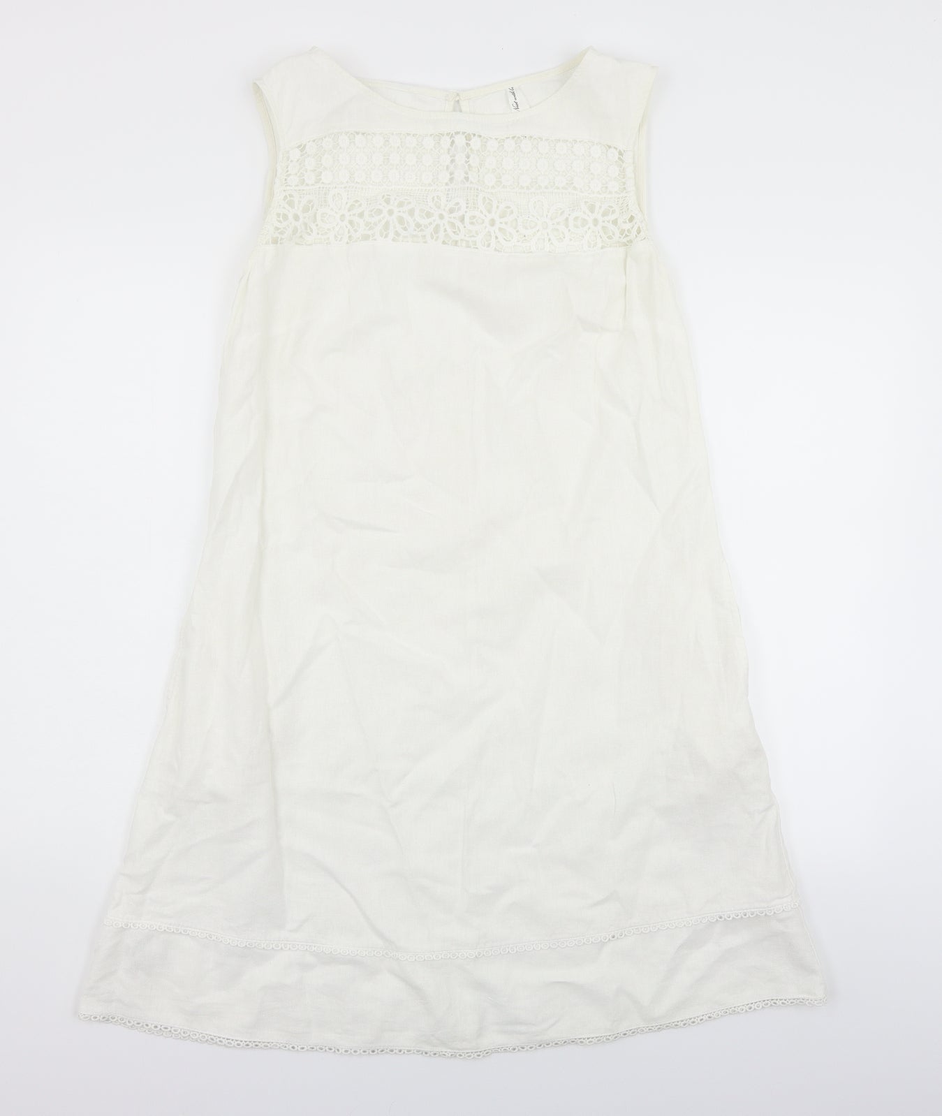 neat with love Womens White   Fit & Flare  Size 12