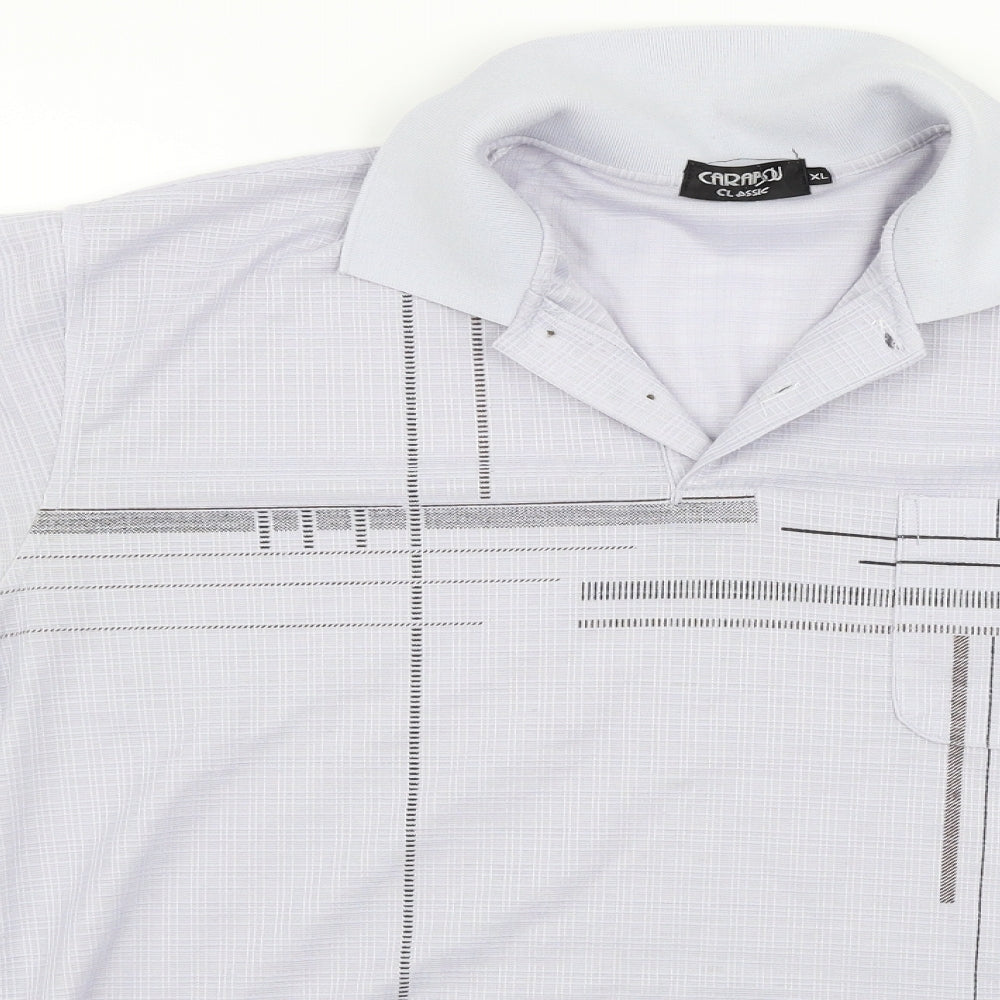 carapqu Mens Grey    Polo Size XL