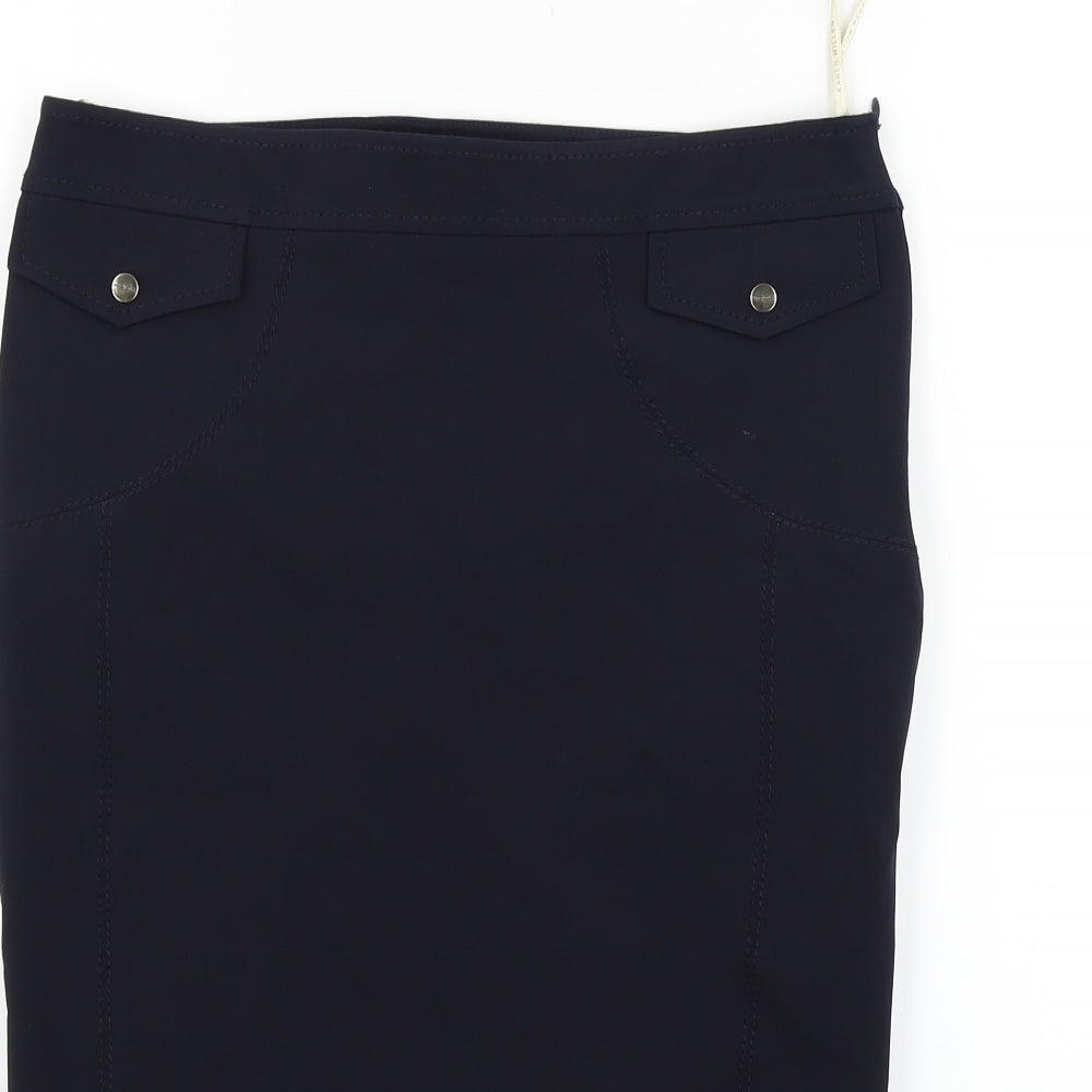 Karen Millen Womens Blue   Flare Skirt Size 10