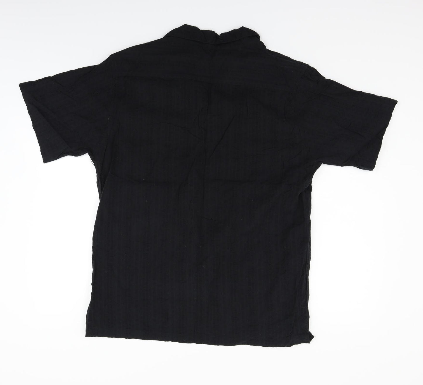 Cedar Wood State Mens Black    Dress Shirt Size XL
