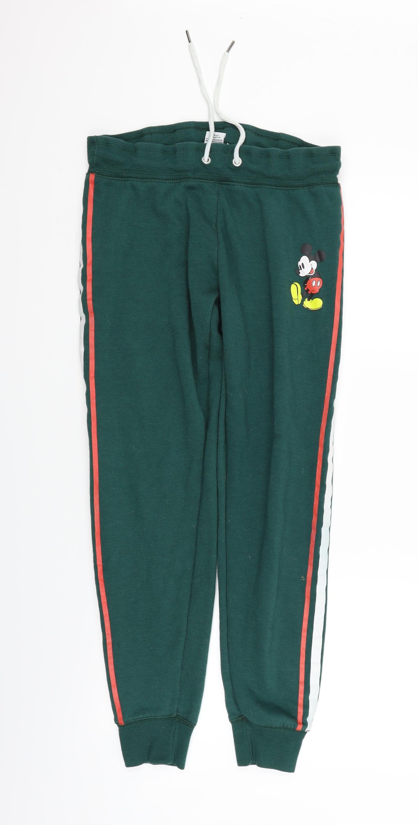 Disney Mens Green   Jogger Trousers Size L L27 in - micky mouse