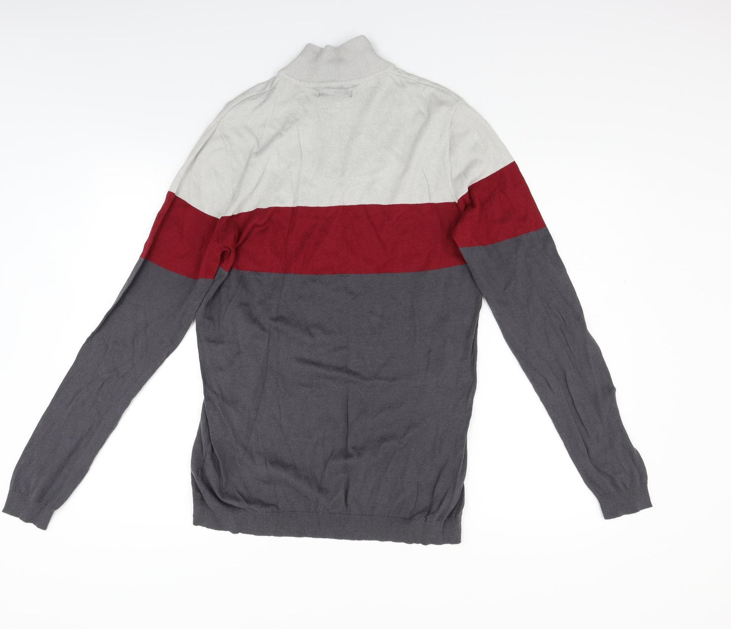 ASOS Mens Grey Polka Dot  Pullover Jumper Size L