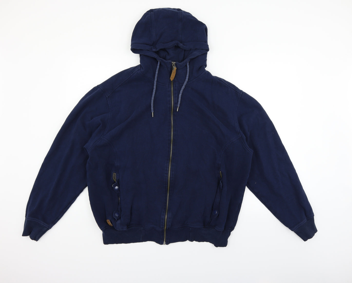 Fenchurch Mens Blue   Full Zip Hoodie Size XL