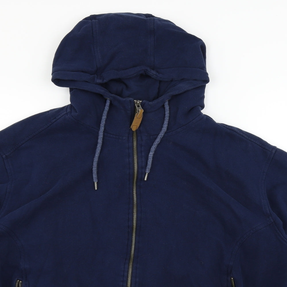 Fenchurch Mens Blue   Full Zip Hoodie Size XL
