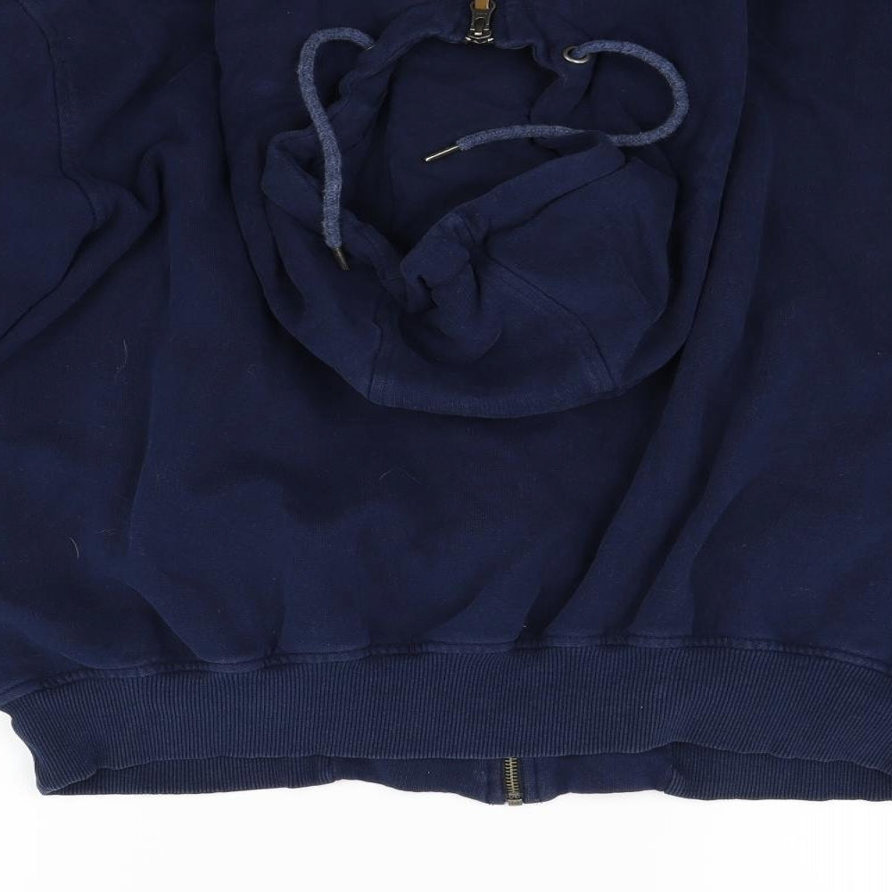 Fenchurch Mens Blue   Full Zip Hoodie Size XL