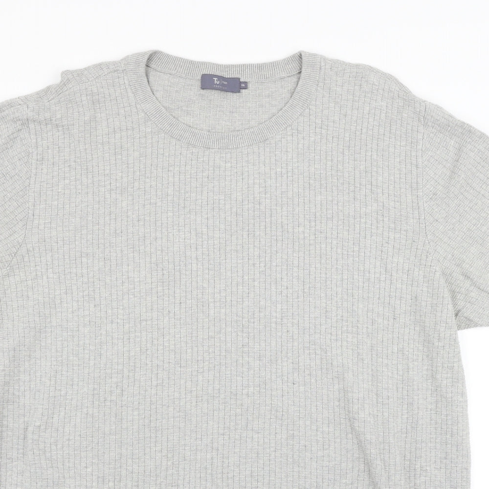 TU Womens Grey   Pullover Jumper Size 2XL