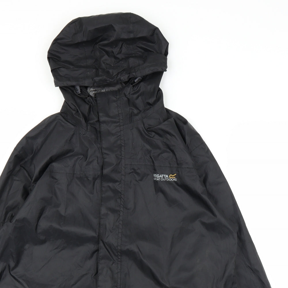 Regatta Mens Black   Anorak Coat Size L