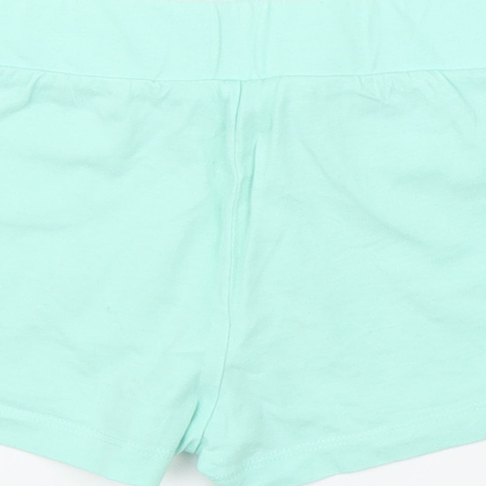 George Girls Green   Paperbag Shorts Size 2-3 Years