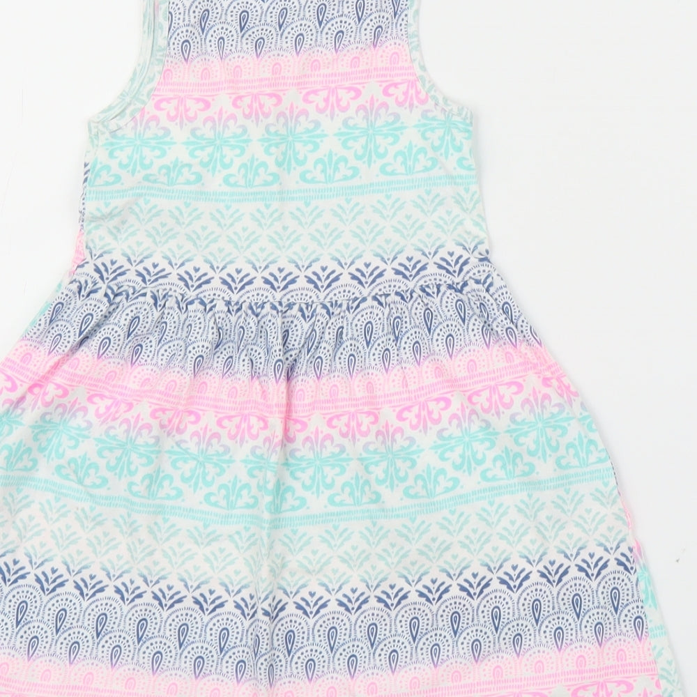 H&M Girls Multicoloured Paisley  A-Line  Size 2-3 Years