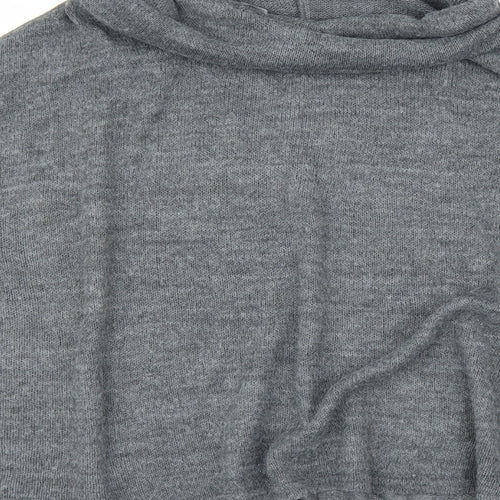 New Look Womens Grey   Pullover Jumper Size L  - Poncho