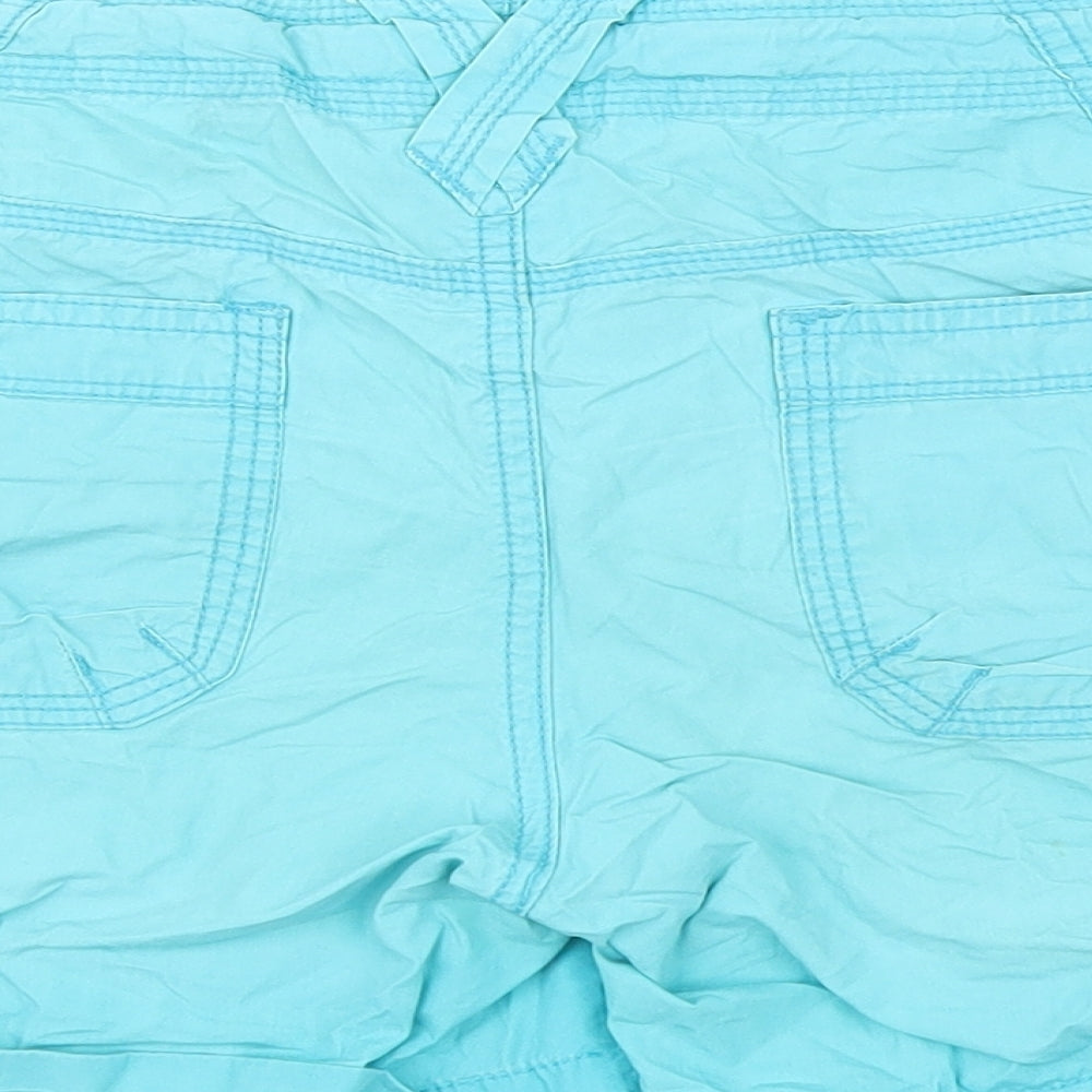 New Look Womens Blue   Cut-Off Shorts Size 14