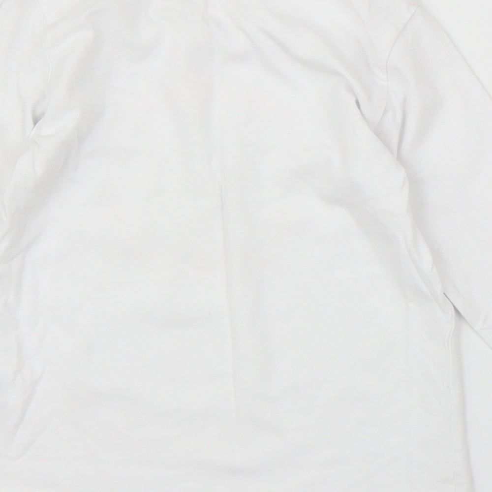Preworn Girls White   Basic T-Shirt Size 2-3 Years  - Big Sister
