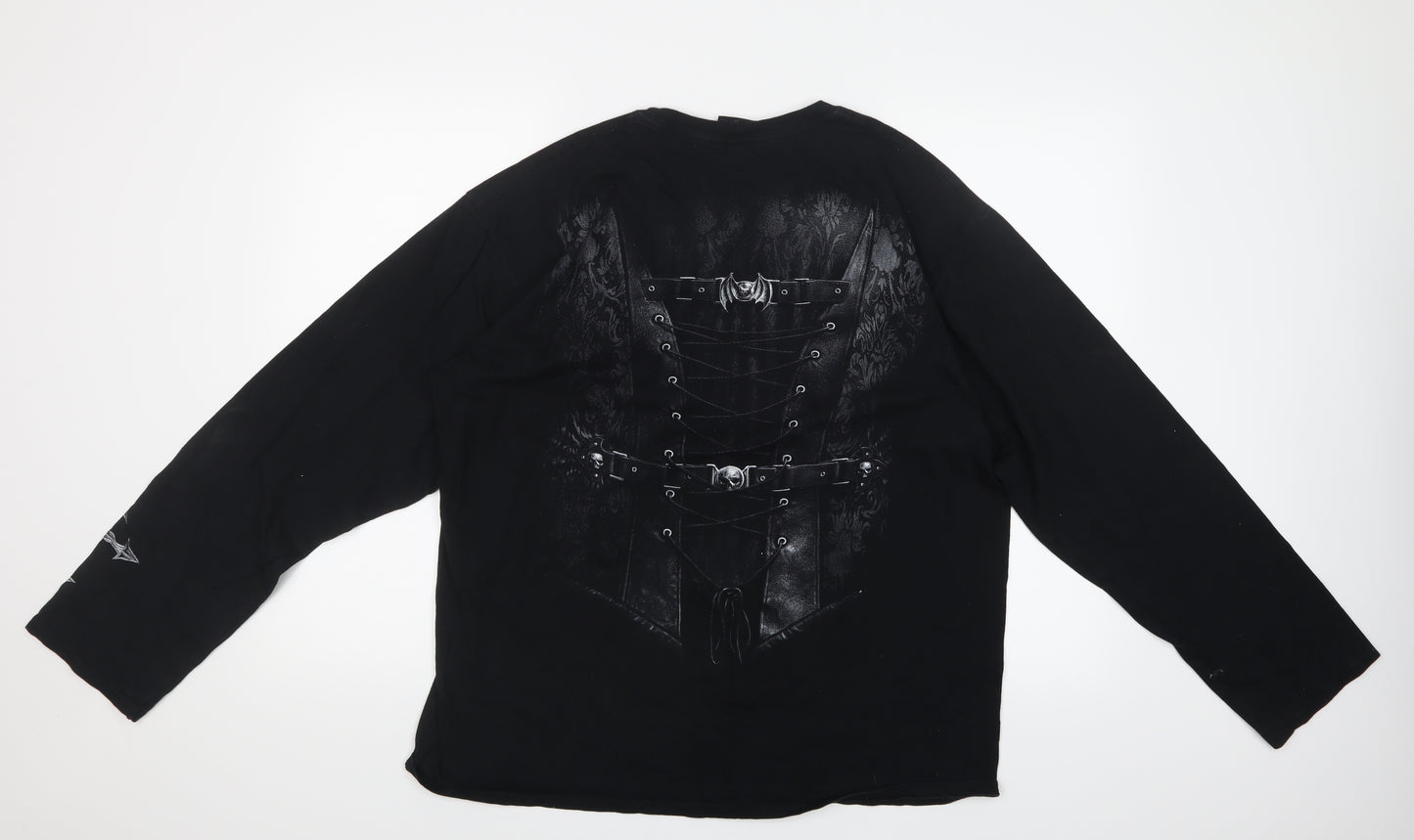 Spiral Mens Black    T-Shirt Size XL
