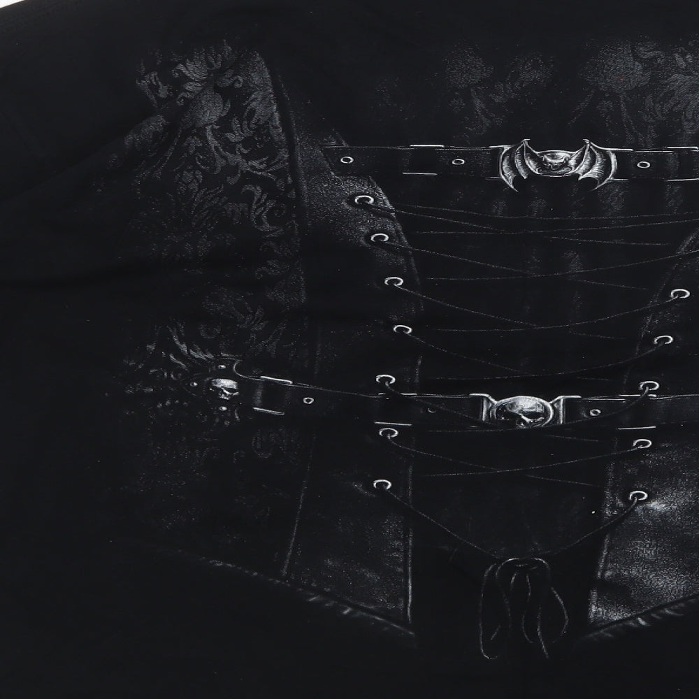 Spiral Mens Black    T-Shirt Size XL