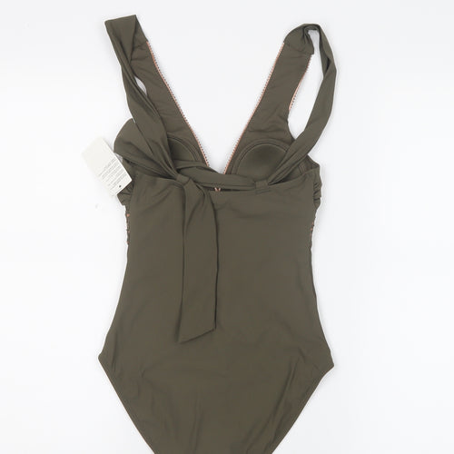 F&F Womens Green   Bodysuit One-Piece Size 6  - Swimming