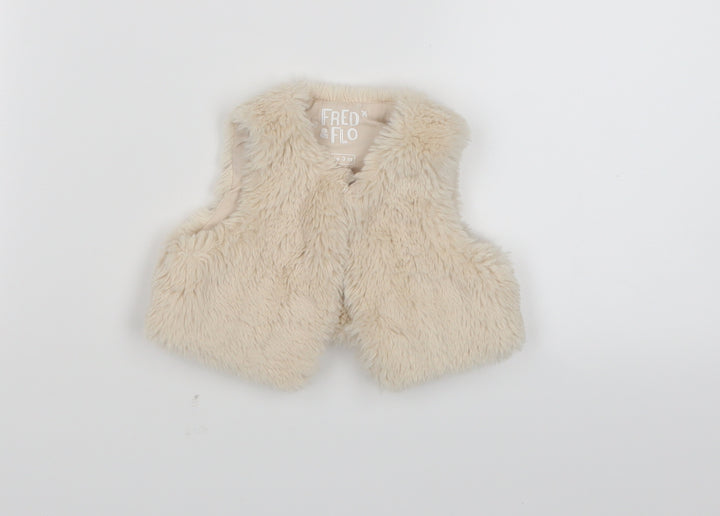 F&F Girls Ivory Jacket Size 0-3 Months