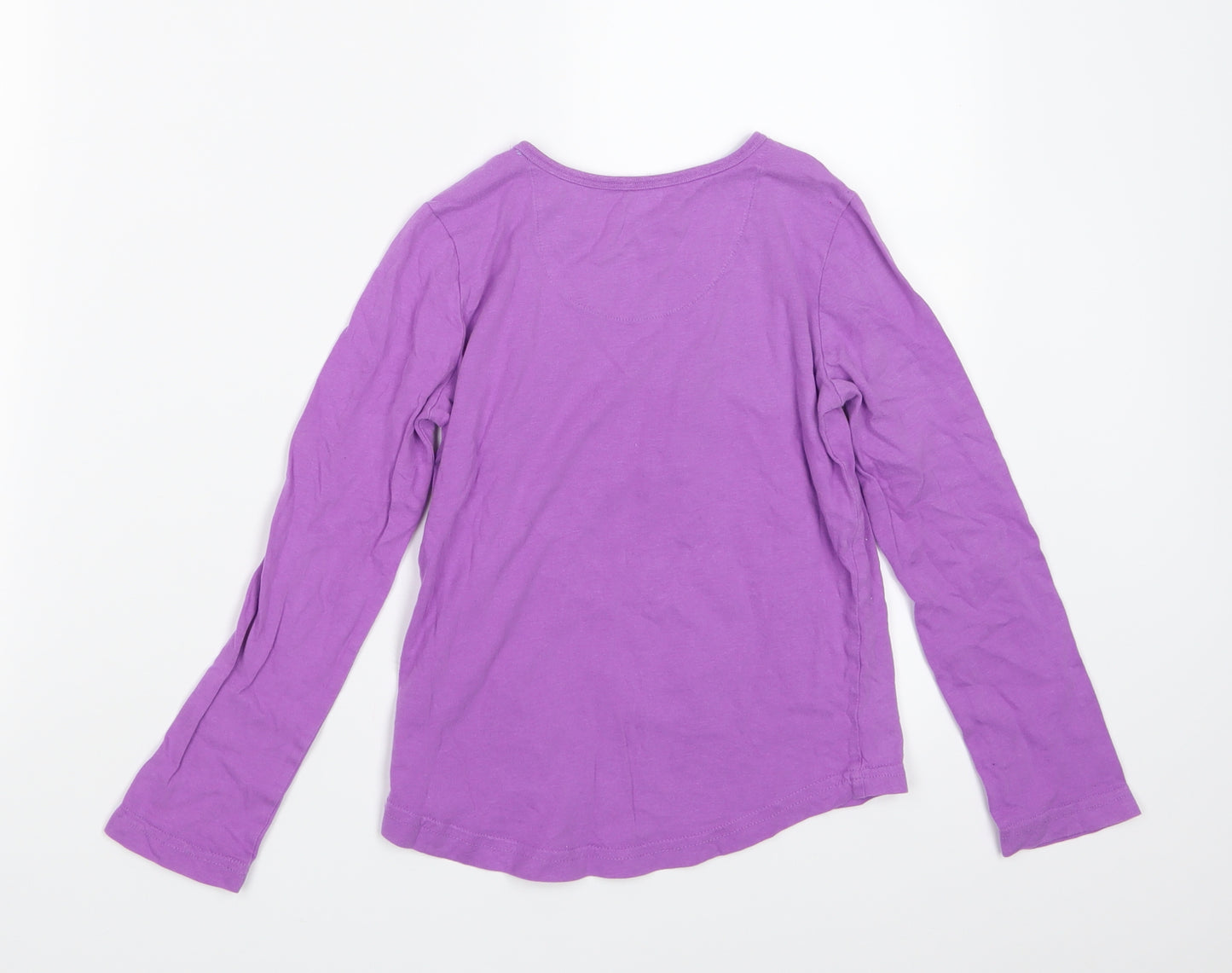 Disney Girls Purple Geometric  Top Pyjama Top Size 5-6 Years  - The Little Mermaid