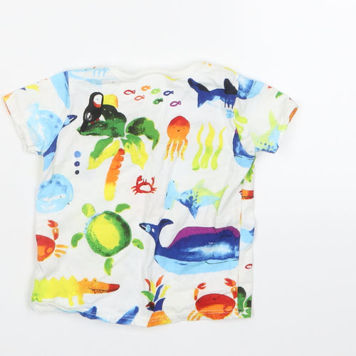NEXT Boys Blue Geometric  Basic T-Shirt Size 0-3 Months