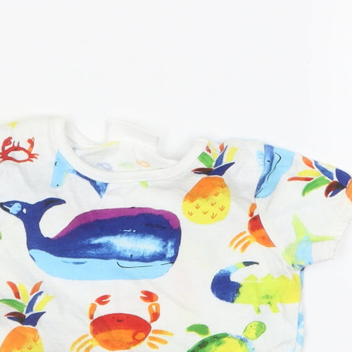 NEXT Boys Blue Geometric  Basic T-Shirt Size 0-3 Months