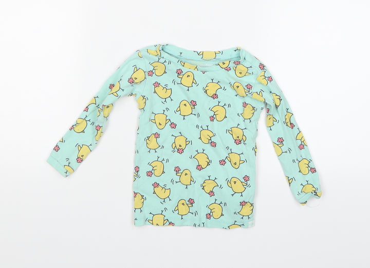 Gap Girls Green Basic T-Shirt Size 18-24 Months