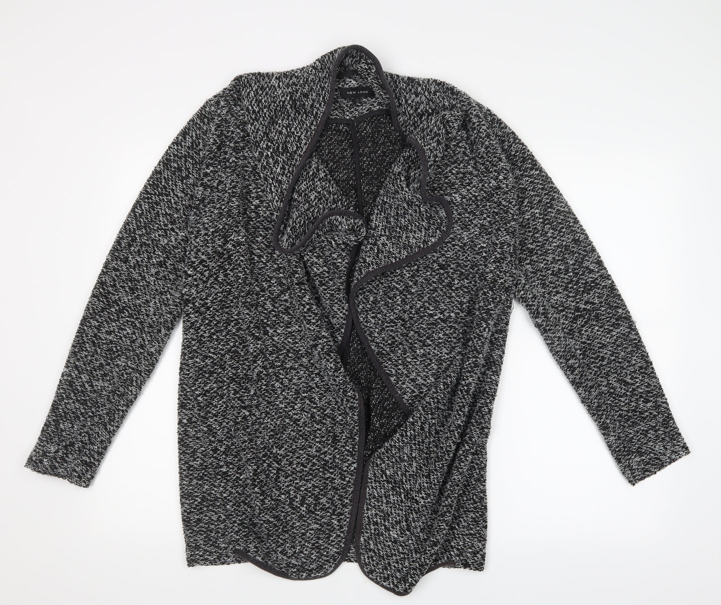 New Look Womens Grey  Knit Cardigan Jumper Size 14
