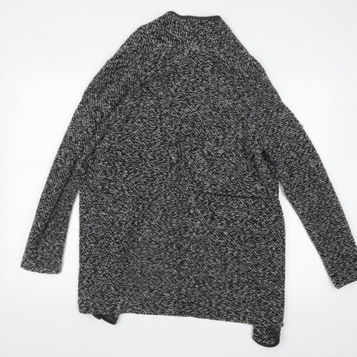 New Look Womens Grey  Knit Cardigan Jumper Size 14