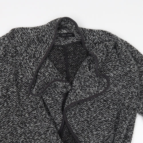 New Look Womens Grey  Knit Cardigan Jumper Size 14