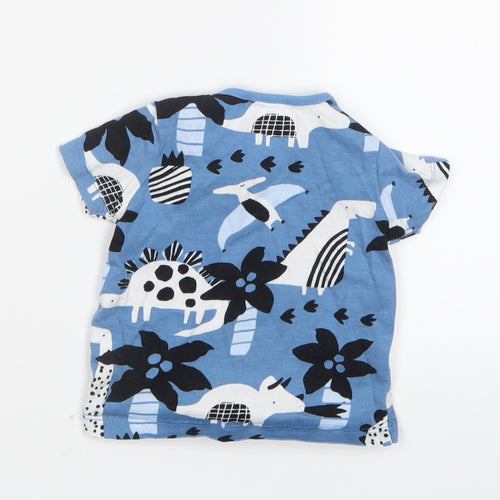 NEXT Boys Blue Geometric  Basic T-Shirt Size 0-3 Months