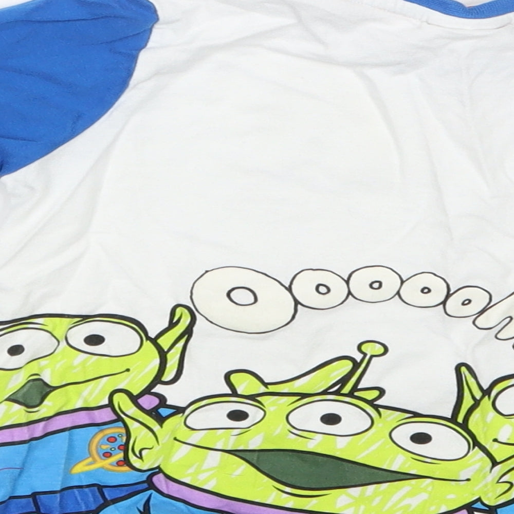 TU Boys White Geometric   Pyjama Top Size 2-3 Years  - Toy Story