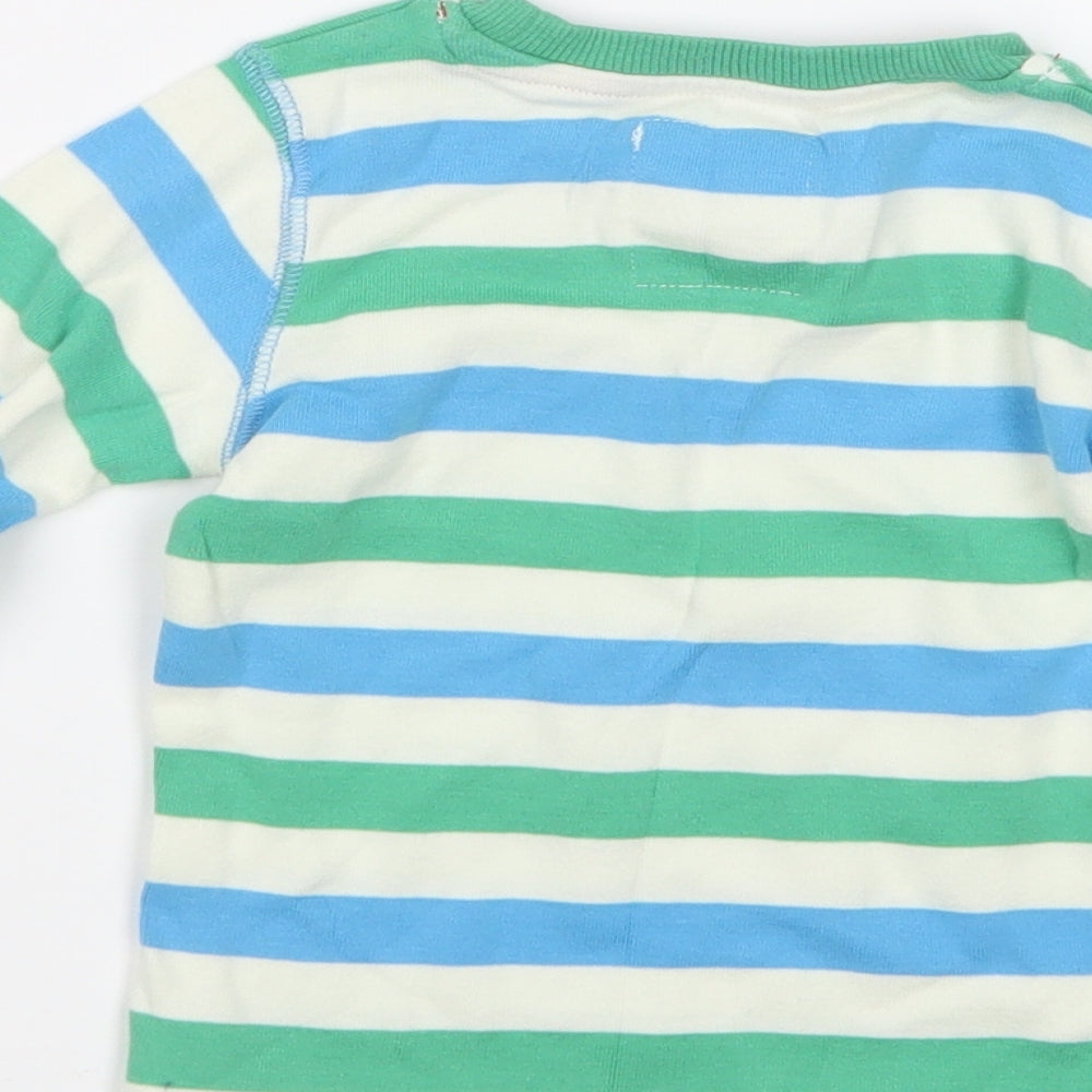 NEXT Boys Blue Striped   Pyjama Top Size 2-3 Years