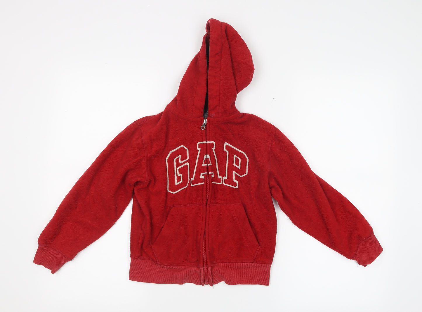 Gap Boys Red   Full Zip Hoodie Size 6-7 Years