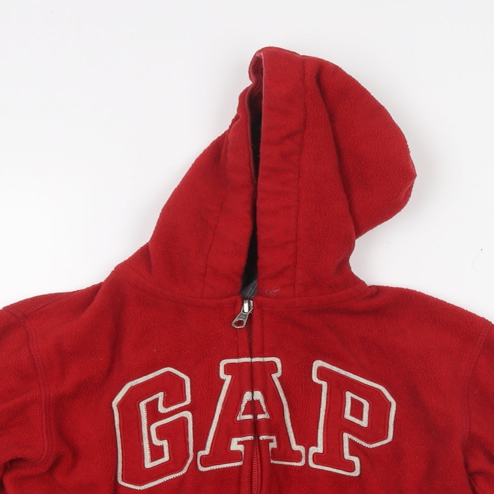 Gap Boys Red   Full Zip Hoodie Size 6-7 Years