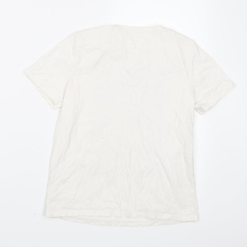 Gap Boys White   Basic T-Shirt Size 8-9 Years