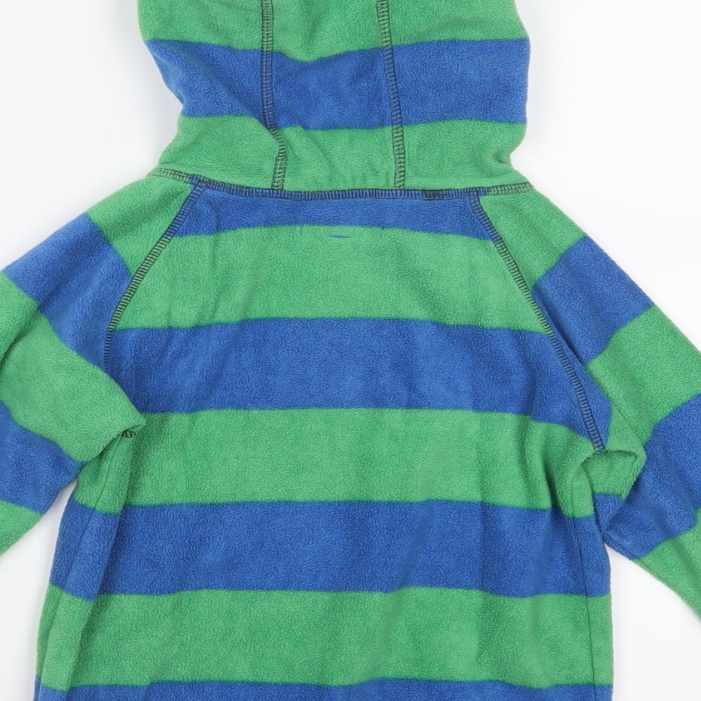 Marks and Spencer Boys Blue Striped  Pullover Hoodie Size 4-5 Years