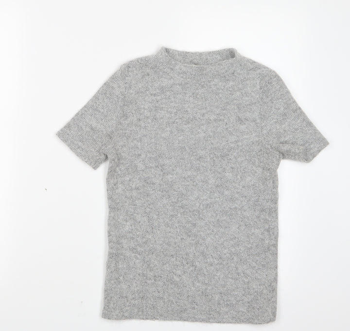 River Island Womens Grey Basic T-Shirt Size 8
