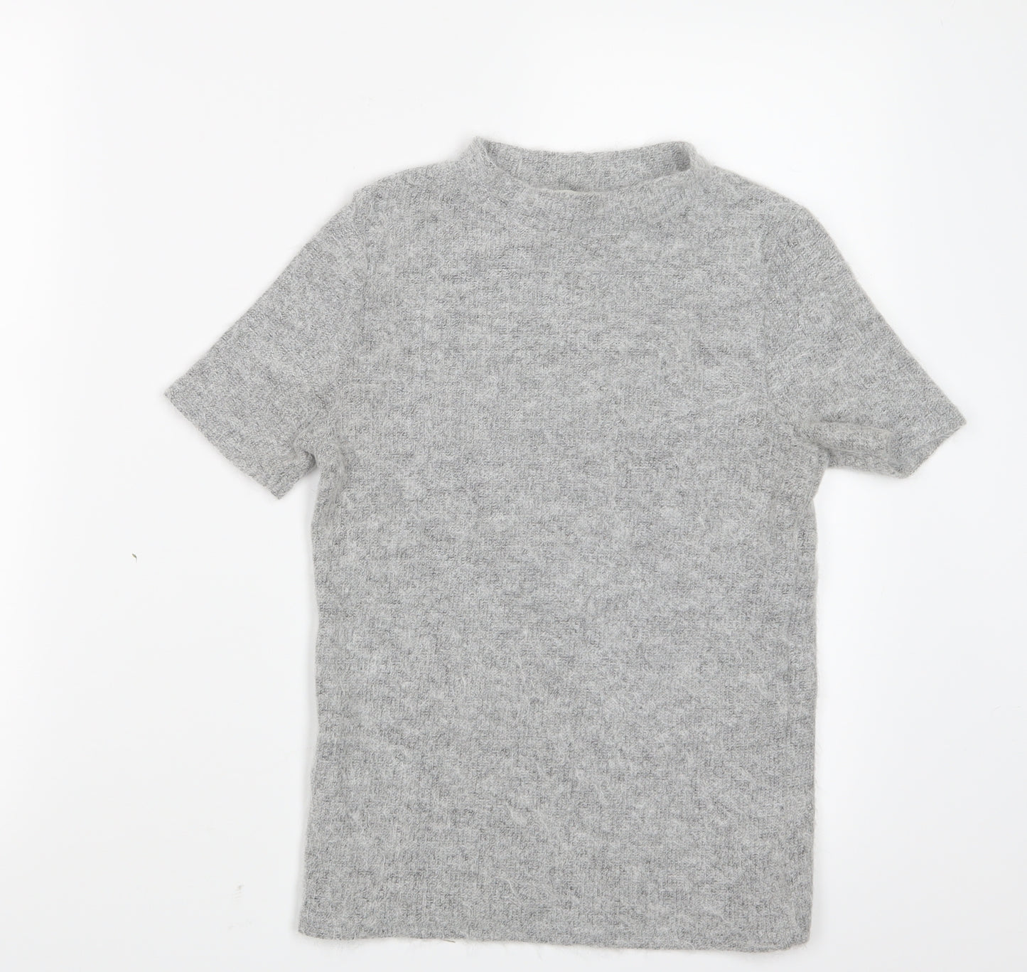 River Island Womens Grey   Basic T-Shirt Size 8