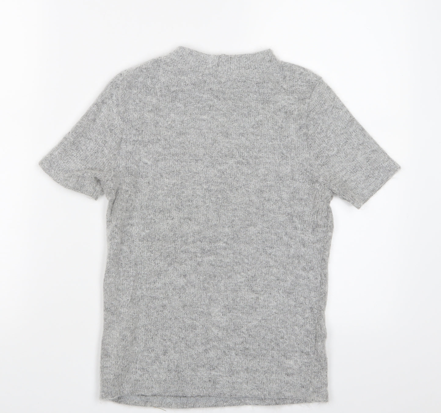 River Island Womens Grey   Basic T-Shirt Size 8