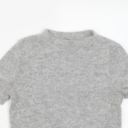 River Island Womens Grey   Basic T-Shirt Size 8