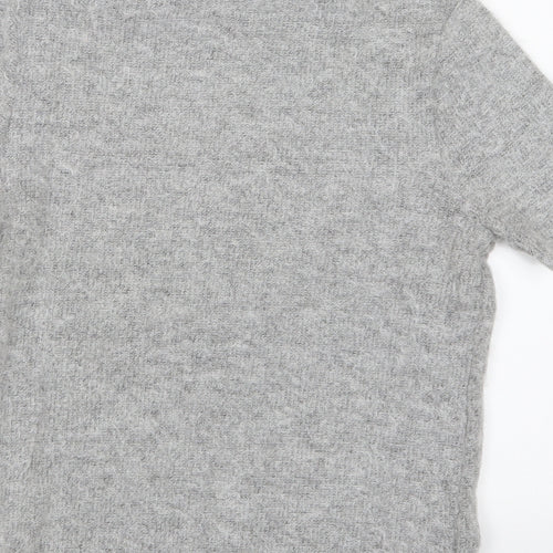 River Island Womens Grey   Basic T-Shirt Size 8