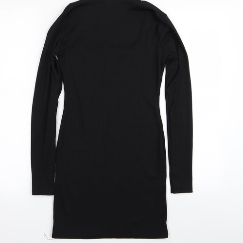 Boohoo Womens Black   Pencil Dress  Size 8