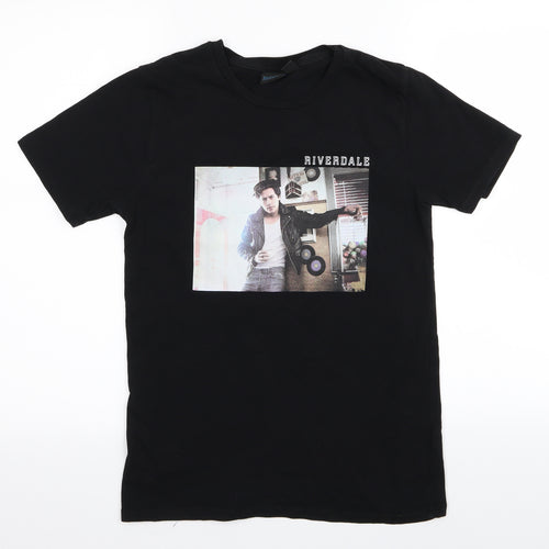Riverdale Womens Black   Basic T-Shirt Size XS