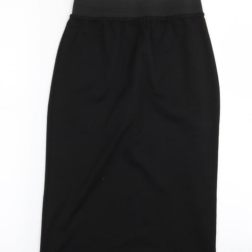 Preworn Womens Black   Straight & Pencil Skirt Size S  - Stretch waistband