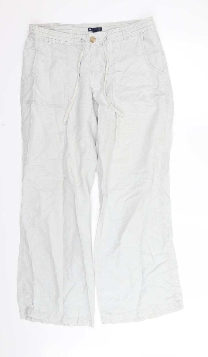 Gap Womens Grey Trousers Size 6 L30 in